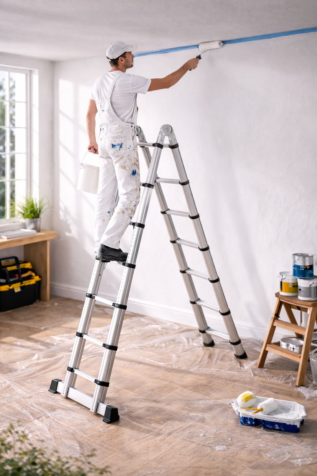 Pro 380 Multifonction  Echelle Telescopique 4-en-1