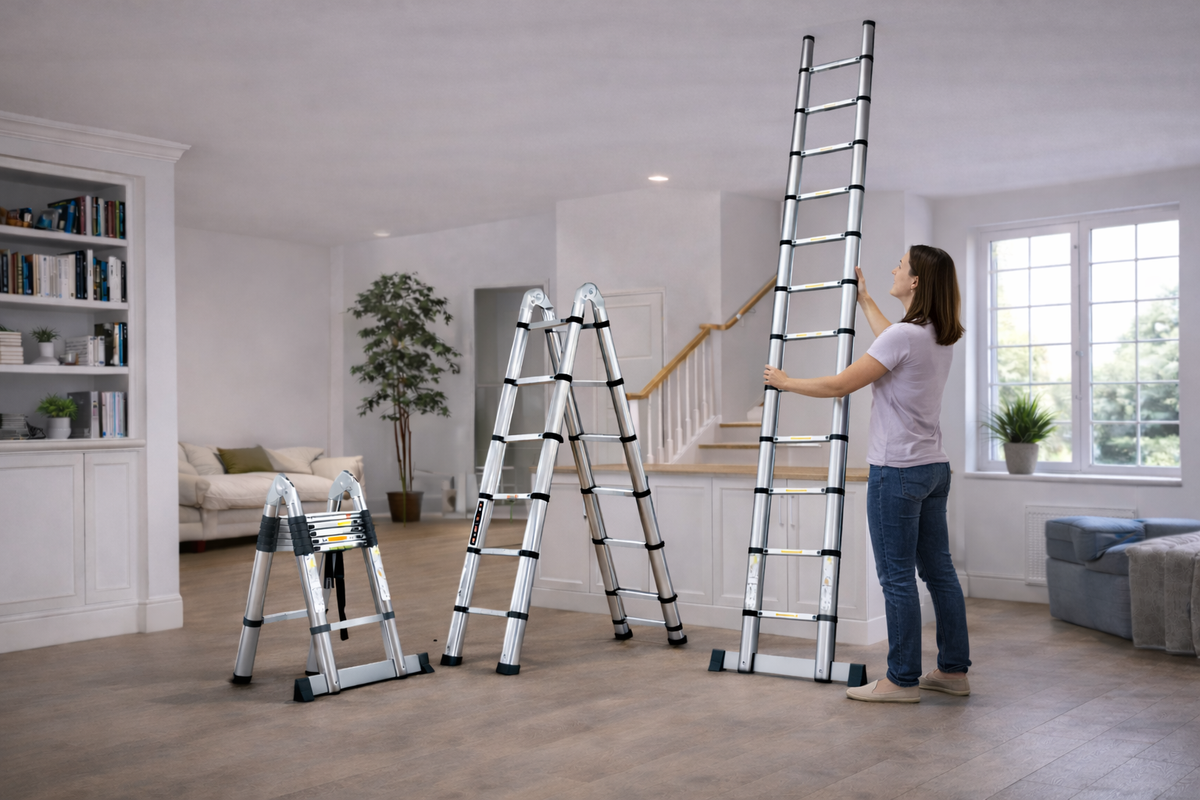 Pro 380 Multifonction  Echelle Telescopique 4-en-1