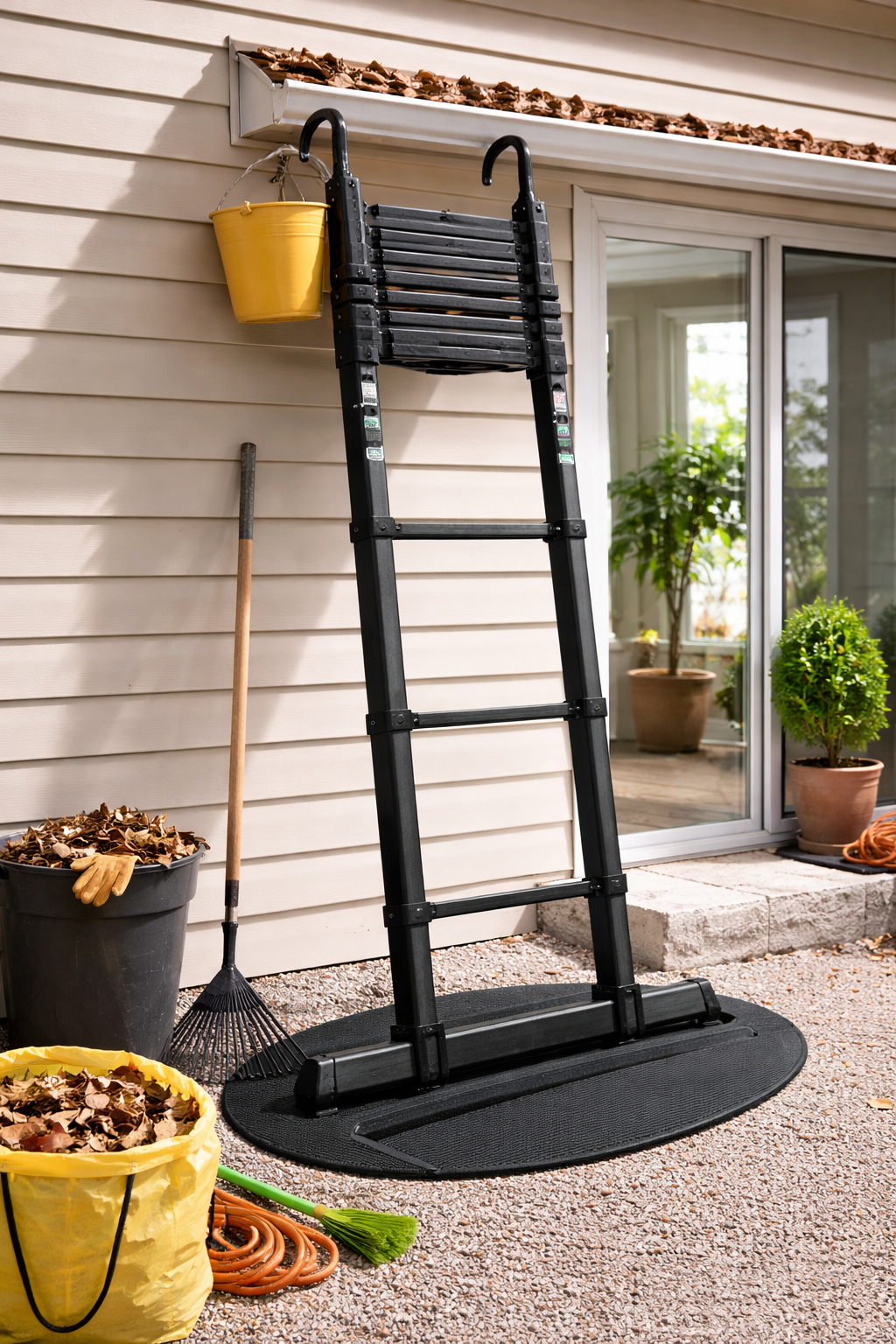 Tapis Stabilisateur Anti-Dérapant pour Échelle Télescopique