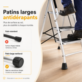 MaxiStep Pro 4, échelle pliante 4 marches, stabilité renforcée