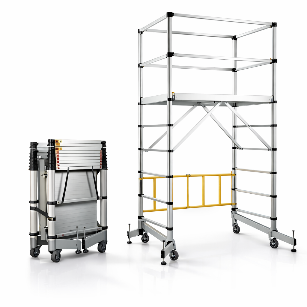 SkyDeck Titan 3M Échafaudage roulant télescopique