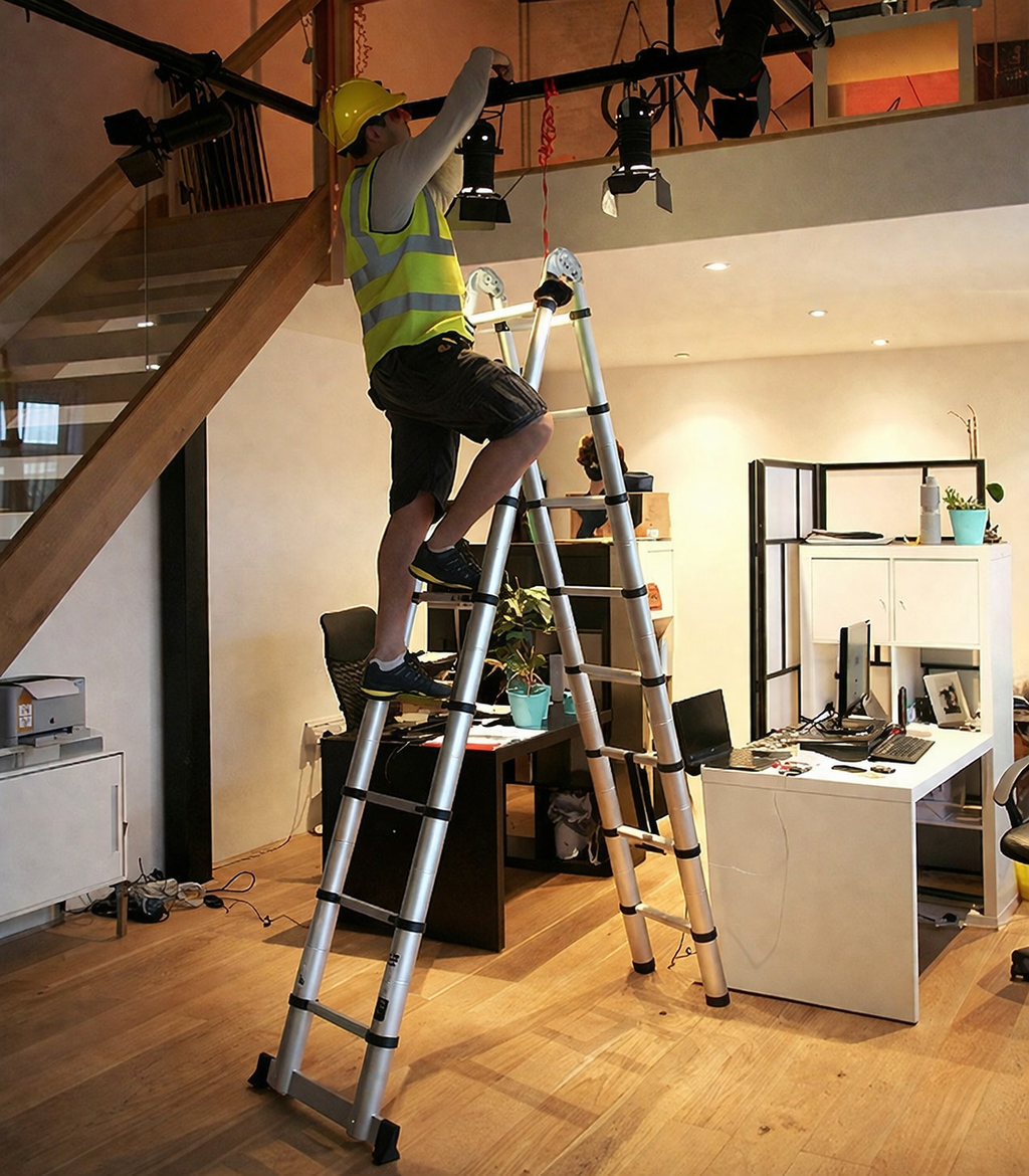 Pro 380 Multifonction  Echelle Telescopique 4-en-1